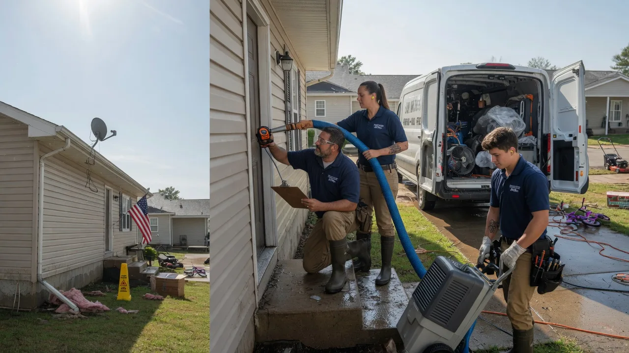 Ceiling Water Damage Restoration in Utica, IL near me
